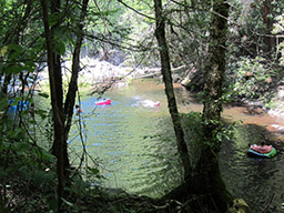 mountain tubing